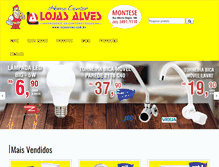 Tablet Screenshot of lojasalves.com.br